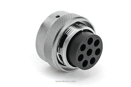 RT06188PNH03 Plug, 8 Position, Male, Shell Size 18, with Silicone Seal