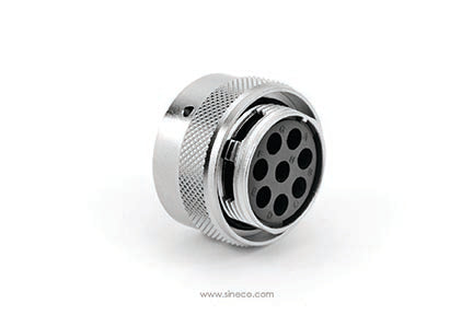 RT06188SNH03 Plug, 8 Position, Female, Shell Size 18, with Silicone Seal