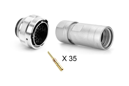 RT062235PNH03-K Plug Kit, 35 Position, Male, Shell Size 22, with Machined Contacts, Silicone Seal, IP69K. Comparable part no. UT062235PH