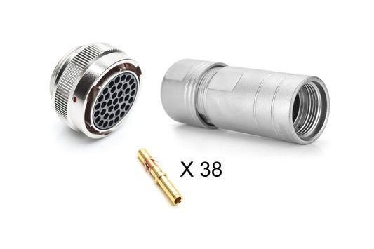 RT062238SNH-K Plug Kit, 38 Position, Female, Shell Size 22, with Machined Contacts. Comparable part no. UT002238SH