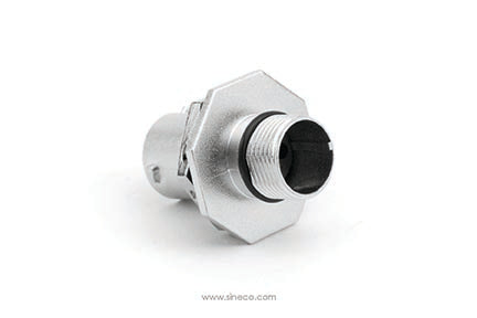 RT07102SNH03 Receptacle, Jam Nut, 4 (2+2) Position, Female, Shell Size 10, with Silicone Seal