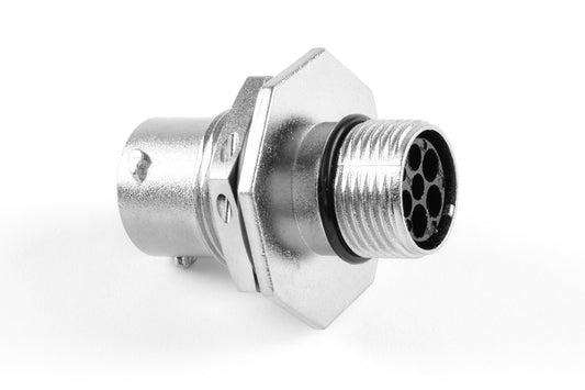 RT07103W3PNH03 Receptacle, Jam Nut, 6 (3+3) Position, Male, Shell Size 10, with Silicone Seal