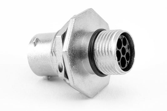 RT07103W3PNH Receptacle, Jam Nut, 6 (3+3) Position, Male, Shell Size 10, Standard Seal. Comparable part no. UT07103W3PNH