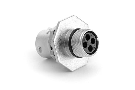 RT07104PNH Receptacle, Jam Nut, 4 Position, Male, Shell Size 10. Comparable part no. UT0710-4PH