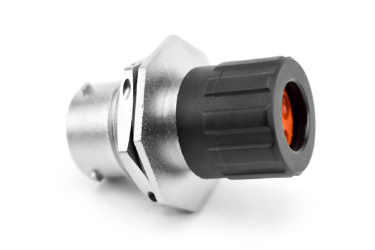 RT07128PNHEC03 8 Position Jam Nut Receptacle, Male, Shell Size 12, and End Cap with Individual Wire Sealing