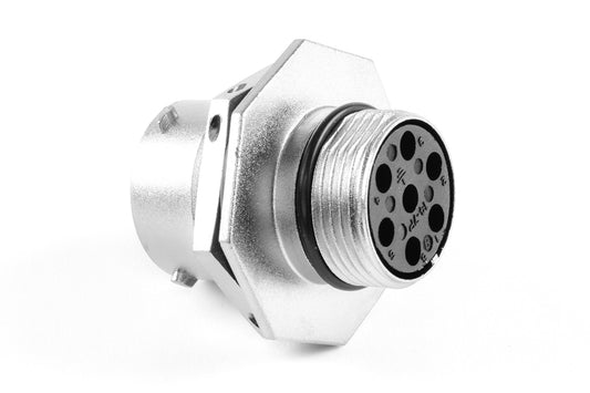 RT07147PNH03 Receptacle, Jam Nut, 7 Position, Male, Shell Size 14, Silicone Seal, Wire  Range 14 - 24AWG