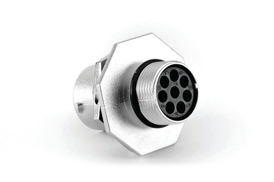 RT07148PNH Receptacle, Jam Nut, 8 Position, Male, Shell Size 14