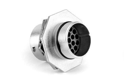 RT071619SNH Receptacle, Jam Nut, 19 Position, Female, Shell Size 16. Comparable part no. UT0716-19SH