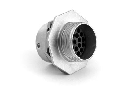 RT071823SNH Receptacle, Jam Nut, 23 Position, Female, Shell Size 18. Comparable part no. UT0718-23SH
