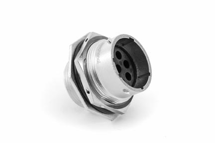 RT07188PNH Receptacle, Jam Nut, 8 Position, Male, Shell Size 18