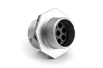 RT07188SNH Receptacle, Jam Nut, 8 Position, Female, Shell Size 18