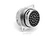 RT0W01832SNH Receptacle, Square Flange, 32 Position, Female, Shell Size 18. Comparable part no. UT0W01832SH