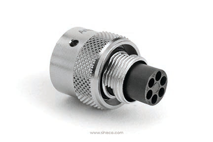 RT0W6106PNH03 Plug, 6 Position, Male, Shell Size 10, with Silicone Seal. Comparable part no. UT0W6106PH