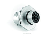 RT0W71210PNH Receptacle, Jam Nut, 10 Position, Male, Shell Size 12. Comparable part no. UT0W71210PH