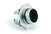 RT0W71626SNH03 Receptacle, Jam Nut, 26 Position, Female, Shell Size 16, with Silicone Seal. Comparable part no. UT0W71626SH