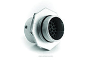 RT0W71832SNH03 Receptacle, Jam Nut, 32 Position, Female, Shell Size 18, with Silicone Seal. Comparable part no. UT0W71832SH