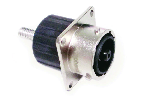 RTHP0141PN-M1 Receptacle, Square Flange, 1 Position, Male, RADSOK® Technology, High Amperage, Shell Size 14, Screw Tail Termination