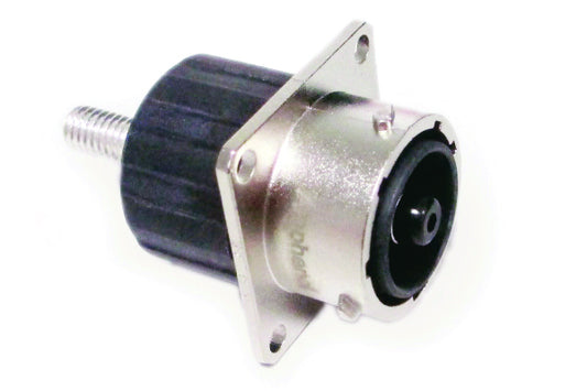 RTHP0161PN-M1 Receptacle, Square Flange, 1 Position, Male, RADSOK® Technology, High Amperage, Shell Size 16, Screw Tail Termination