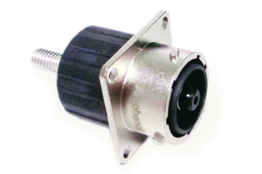 RTHP0201PN-M1 Receptacle, Square Flange, 1 Position, Male, RADSOK® Technology, High Amperage, Shell Size 20, Screw Tail Termination