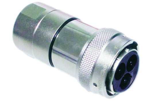 RTHP6203PNH-16S2 Plug, 3 Position, Male, Shell Size 20, Radsok® High Amperage Technology, with Shielded Cord Grip, Range 13.5~14.0 mm