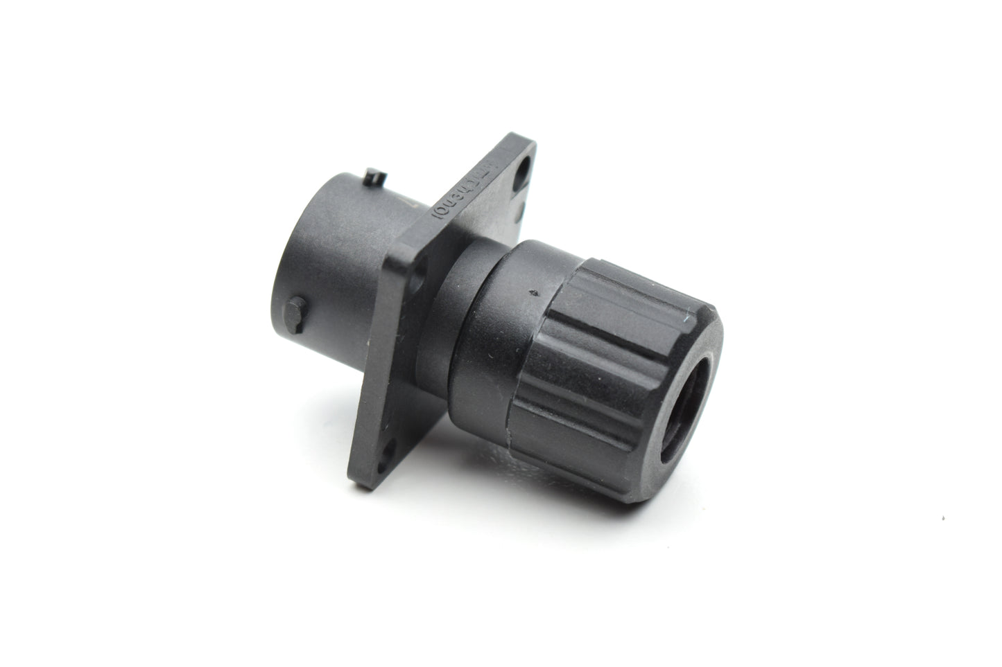 RTS010N4SHEC03 Receptacle, Square Flange, 4 Position, Female, Shell Size 10, Silicone Seal, and End Cap with Individual Wire Sealing. Comparable part no. UTS0GN104S