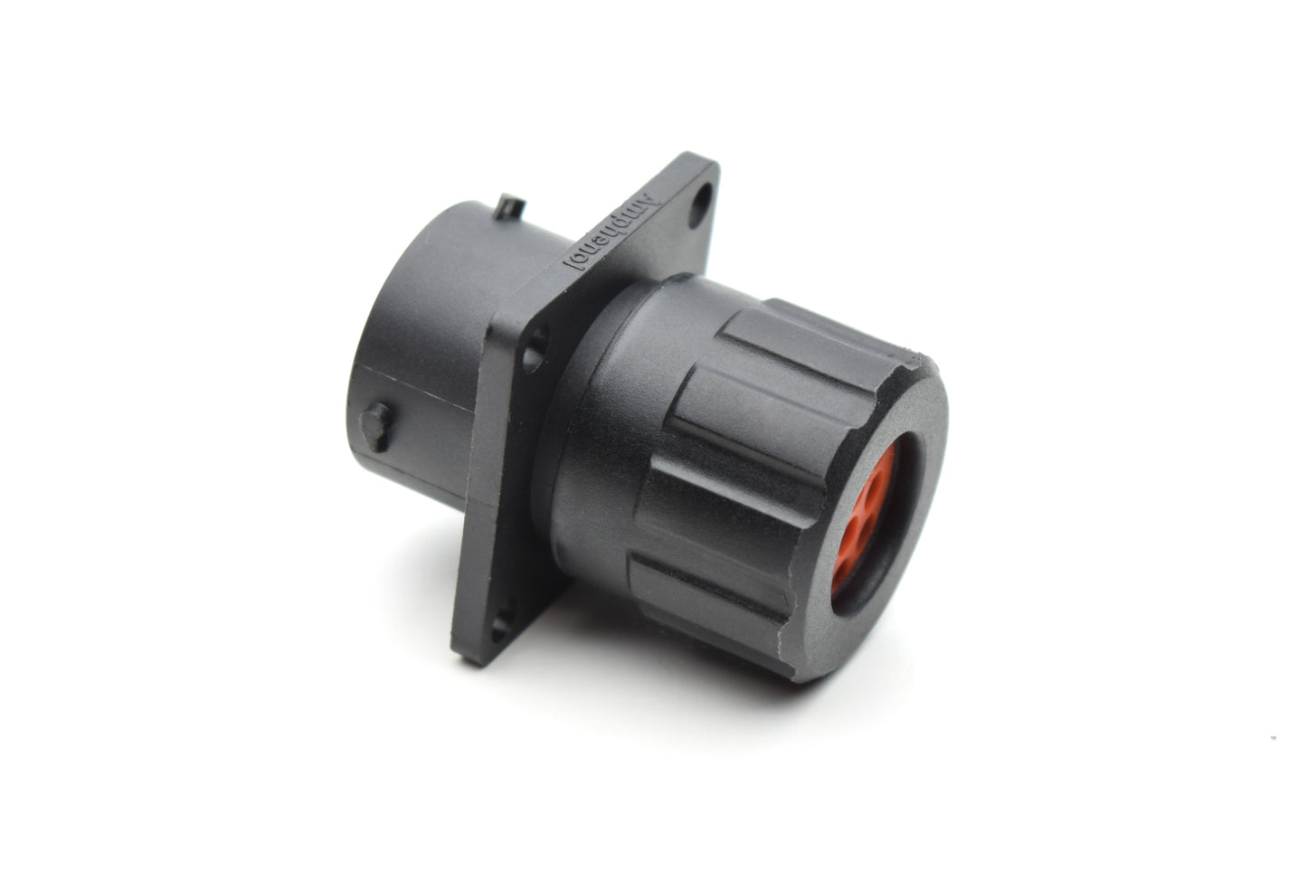 RTS012N10SHEC03 Receptacle, Square Flange, 4 (2+2) Position, Female, Shell Size 12, with Silicone Seal, and End Cap with Individual Wire Sealing. Comparable part no. UTS0GN1210S