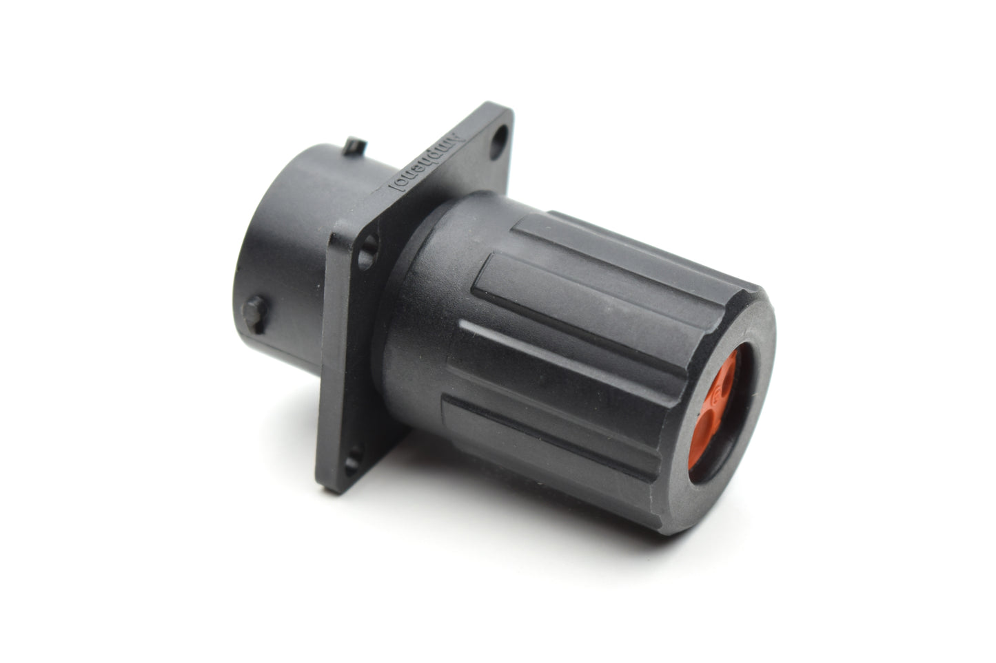 RTS012N2PHEC03 Receptacle, Square Flange, 4 (2+2) Position, Male, Shell Size 12, Silicone Seal, and End Cap with Individual Wire Sealing