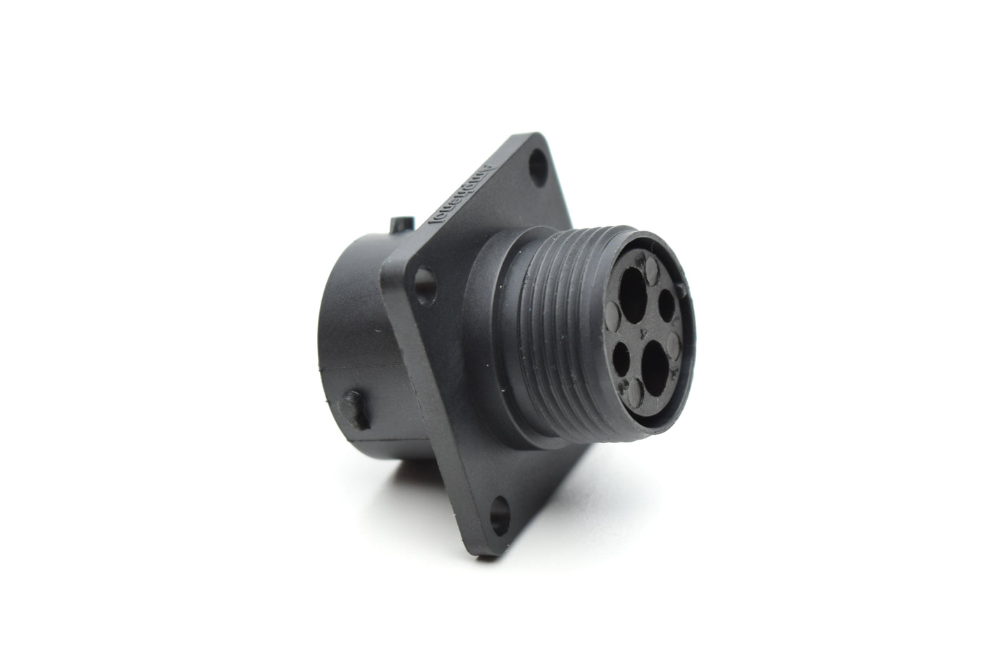 RTS012N2S03 Receptacle, Square Flange, 4 (2+2) Position, Female, Shell Size 12, Silicone Seal