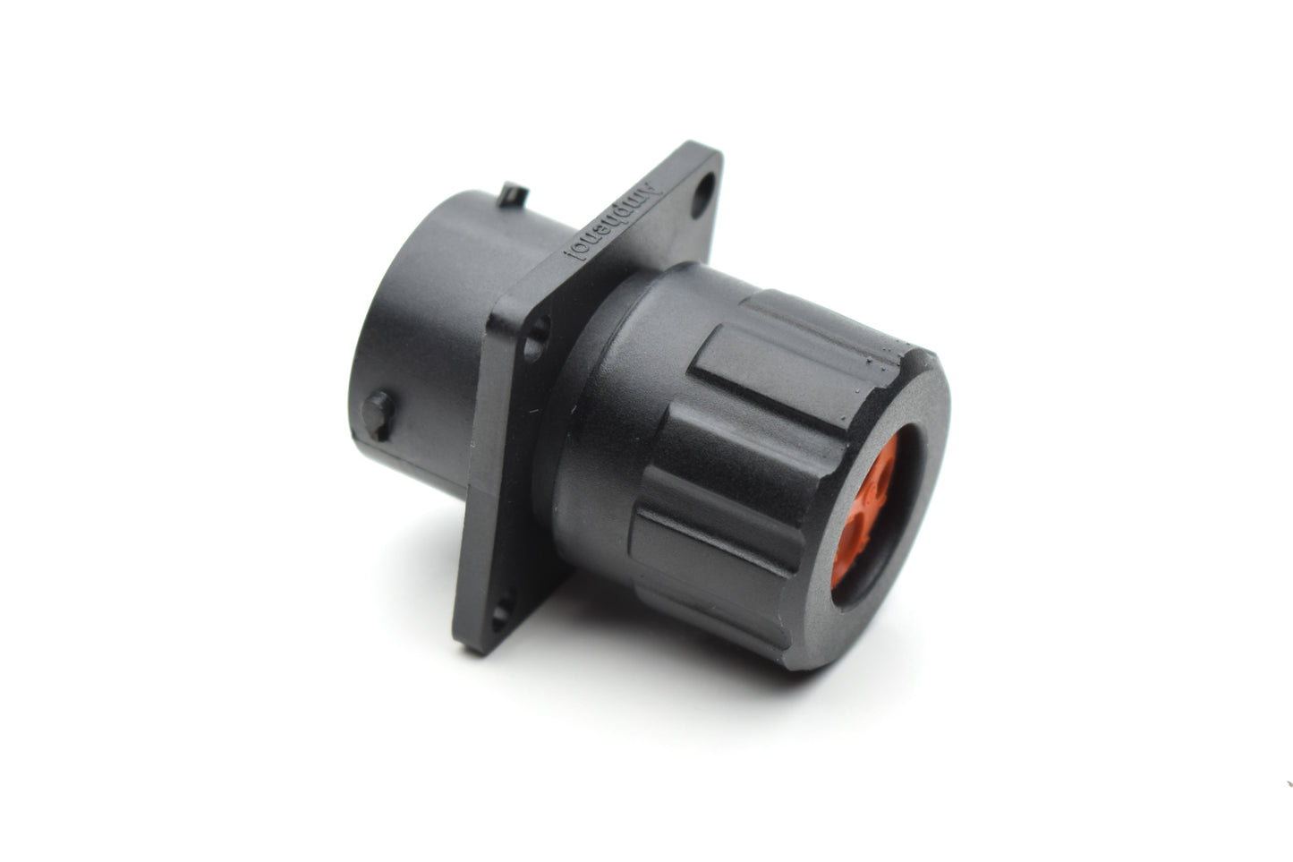 RTS012N2SHEC03 Receptacle, Square Flange, 3 Position, Female, Shell Size 12, Silicone Seal, and End Cap with Individual Wire Sealing