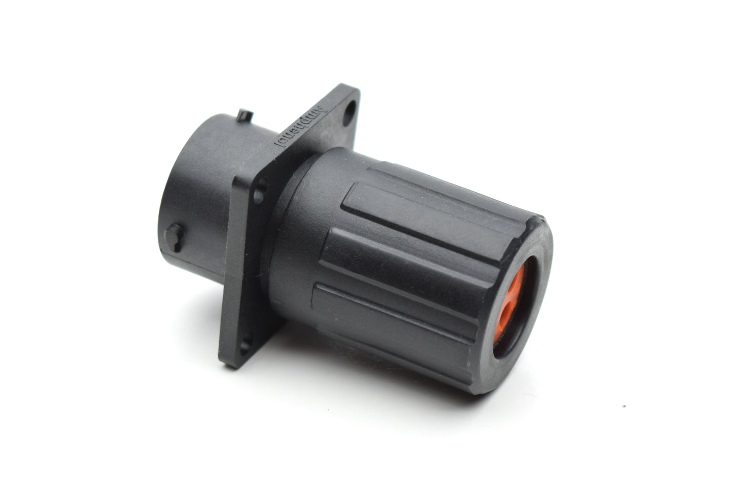 RTS012N3PHEC03 Receptacle, Square Flange, 3 Position, Male, Shell Size 12, Silicone Seal, and End Cap with Individual Wire Sealing. Comparable part no. UTS0GN123P