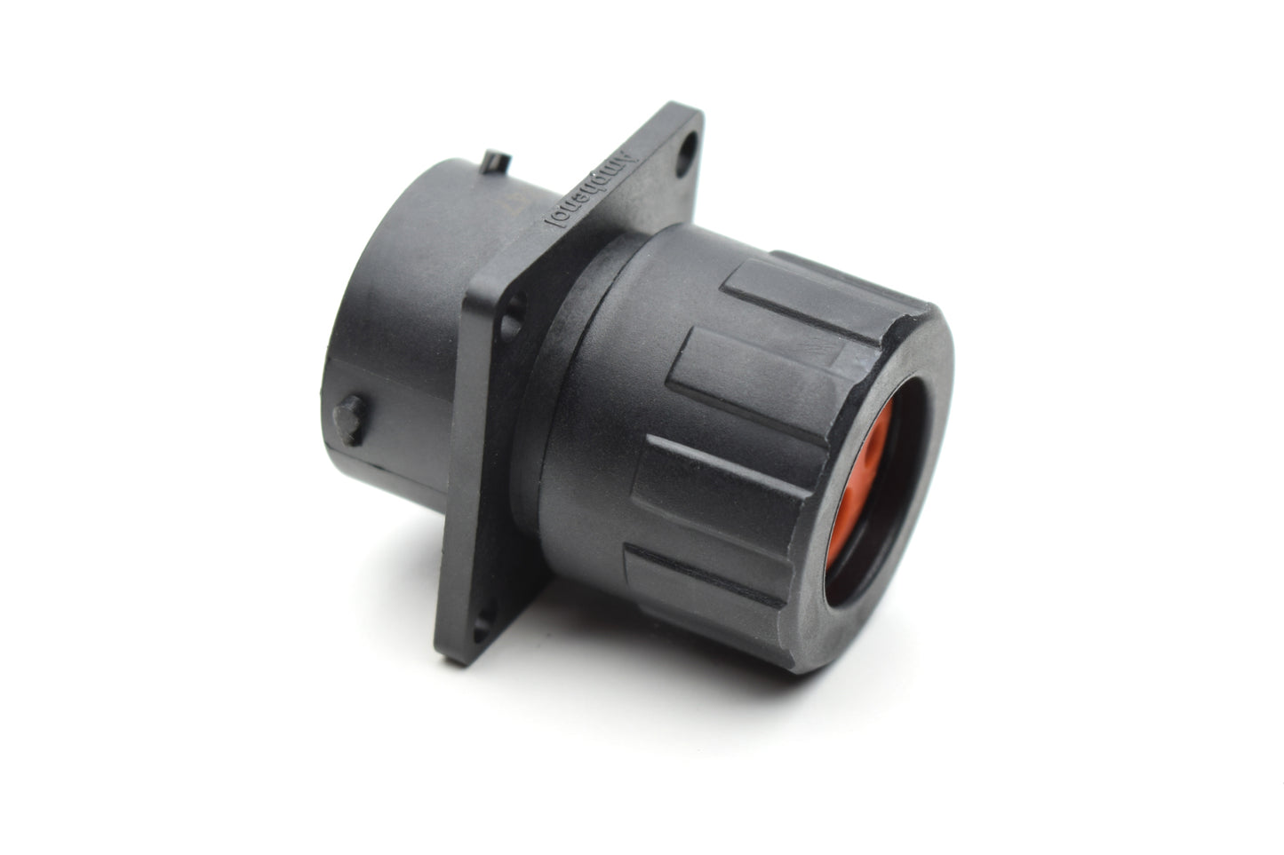 RTS014N2SHEC03 Receptacle, Square Flange, 3 Position, Female, Shell Size 14, Silicone Seal, and End Cap with Individual Wire Sealing