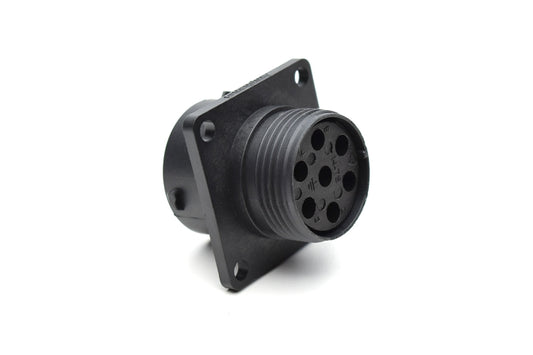 RTS014N7S03 Receptacle, Square Flange, 7 Position, Female, Shell Size 14, with Silicone Seal. Comparable part no. UTS0147S