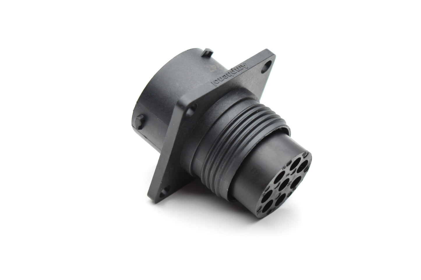 RTS014N8P03 Receptacle, Square Flange, 8 Position, Male, Shell Size 14, with Silicone Seal