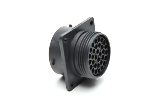 RTS018N32S03 Receptacle, Square Flange, 32 Position, Female, Shell Size 18, with Silicone Seal. Comparable part no. UTS01832S