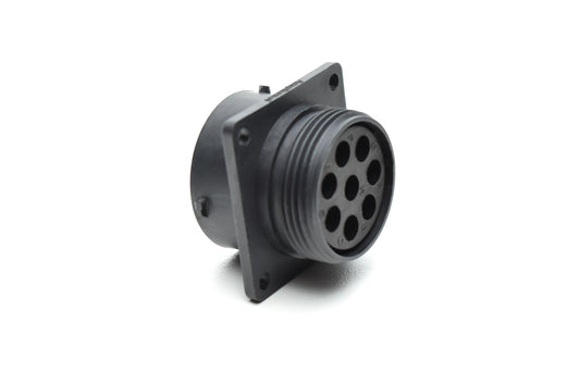 RTS018N8S03 Receptacle, Square Flange, 8 Position, Female, Shell Size 18, with Silicone Seal