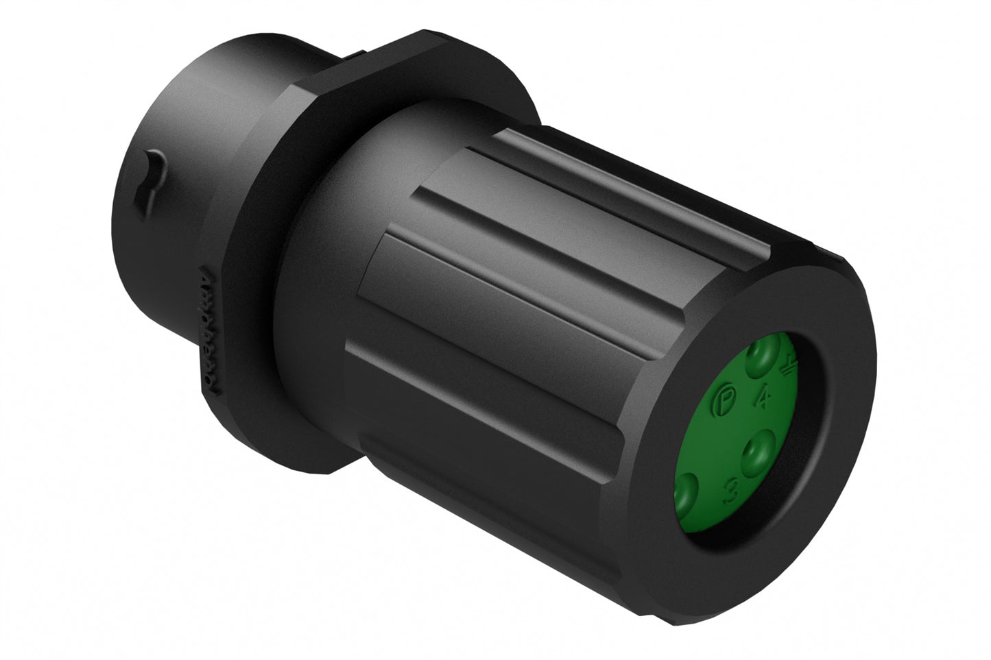 RTS1BS12N4PHECR Receptacle, Inline, Male, Shell Size 12, and End Cap with Individual Reduced Diameter Wire Sealing, Range 14-24AWG