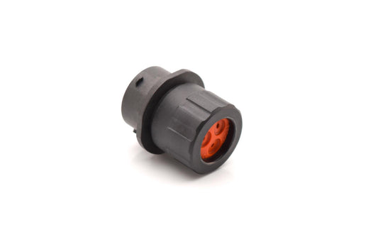 RTS1BS14N3SHEC03 Receptacle, Inline, 3 Position, Female, Shell Size 14, Silicone Seal, and End Cap with Individual Wire Sealing. Comparable part no. UTS6GN142G1S