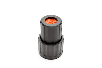 RTS6BS12N2PHEC03 Plug, 4 (2+2) Position, Male, Shell Size 12, Silicone Seal, and End Cap with Individual Wire Sealing