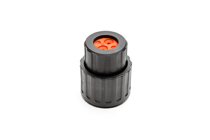 RTS6BS12N2SHEC03 Plug, 4 (2+2) Position, Female, Shell Size 12, Silicone Seal, and End Cap with Individual Wire Sealing