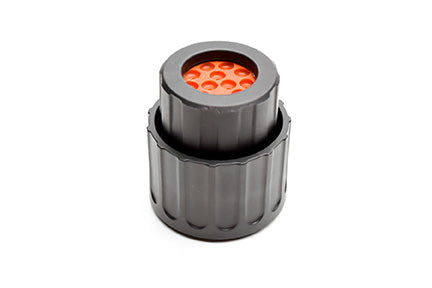 RTS6BS14N12SHEC03 Plug, 12 Position, Female, Shell Size 14, Silicone Seal, and End Cap with Individual Wire Sealing. Comparable part no. UTS6GN1412S