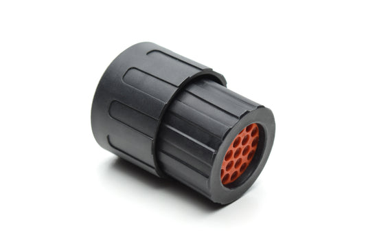 RTS6BS16N19PHEC03 Plug, 19 Position, Male, Shell Size 16, Silicone Seal, and End Cap with Individual Wire Sealing