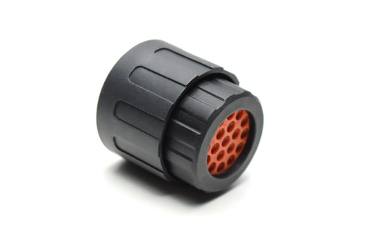 RTS6BS16N19SHEC03 Plug, 19 Position, Female, Shell Size 16, Silicone Seal, and End Cap with Individual Wire Sealing