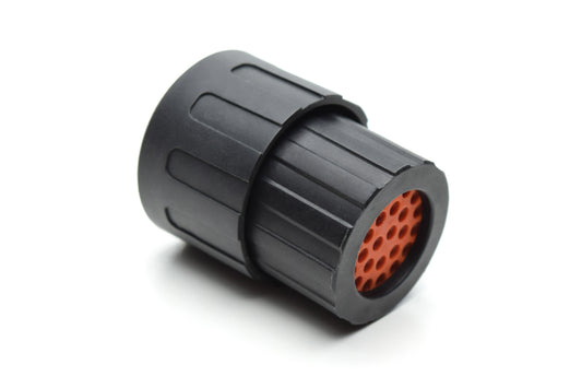 RTS6BS16N26PHEC03 Plug, 26 Position, Male, Shell Size 16, Silicone Seal, and End Cap with Individual Wire Sealing
