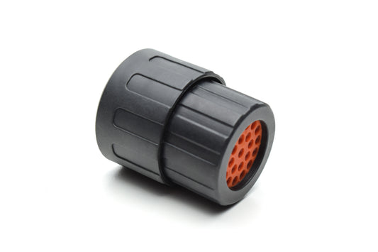 RTS6BS18N23PHEC03 Plug, 23 Position, Male, Shell Size 18, Silicone Seal, and End Cap with Individual Wire Sealing. Comparable part no. UTS6GN1823P