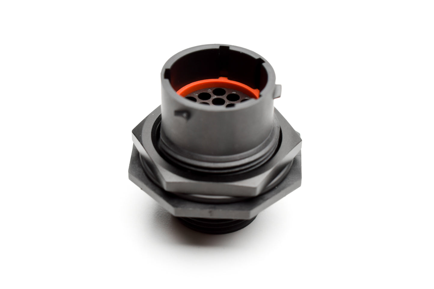 RTS714N19P03 Receptacle, Jam Nut, 19 Position, Male, Shell Size 14, with Silicone Seal. Comparable part no. UTS71419P