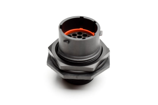 RTS714N19P03 Receptacle, Jam Nut, 19 Position, Male, Shell Size 14, with Silicone Seal. Comparable part no. UTS71419P