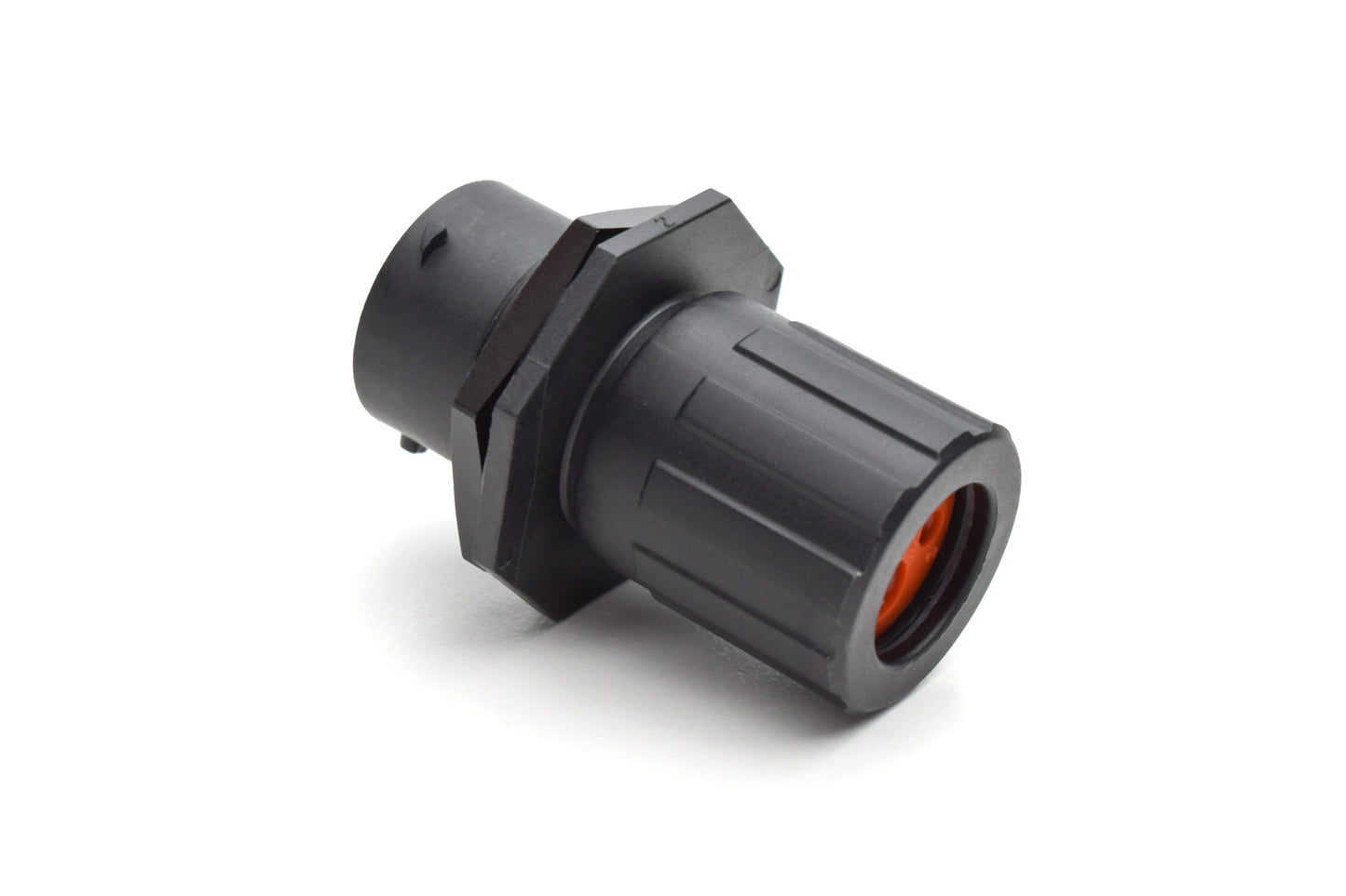 RTS714N2PHEC03 Receptacle, Jam Nut, 4 (2+2) Position, Male, Shell Size 14, Silicone Seal, and End Cap with Individual Wire Sealing