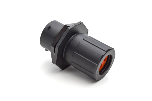 RTS714N2PHEC03 Receptacle, Jam Nut, 4 (2+2) Position, Male, Shell Size 14, Silicone Seal, and End Cap with Individual Wire Sealing