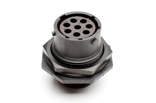 RTS714N8S03 Receptacle, Jam Nut, 8 Position, Female, Shell Size 14, with Silicone Seal