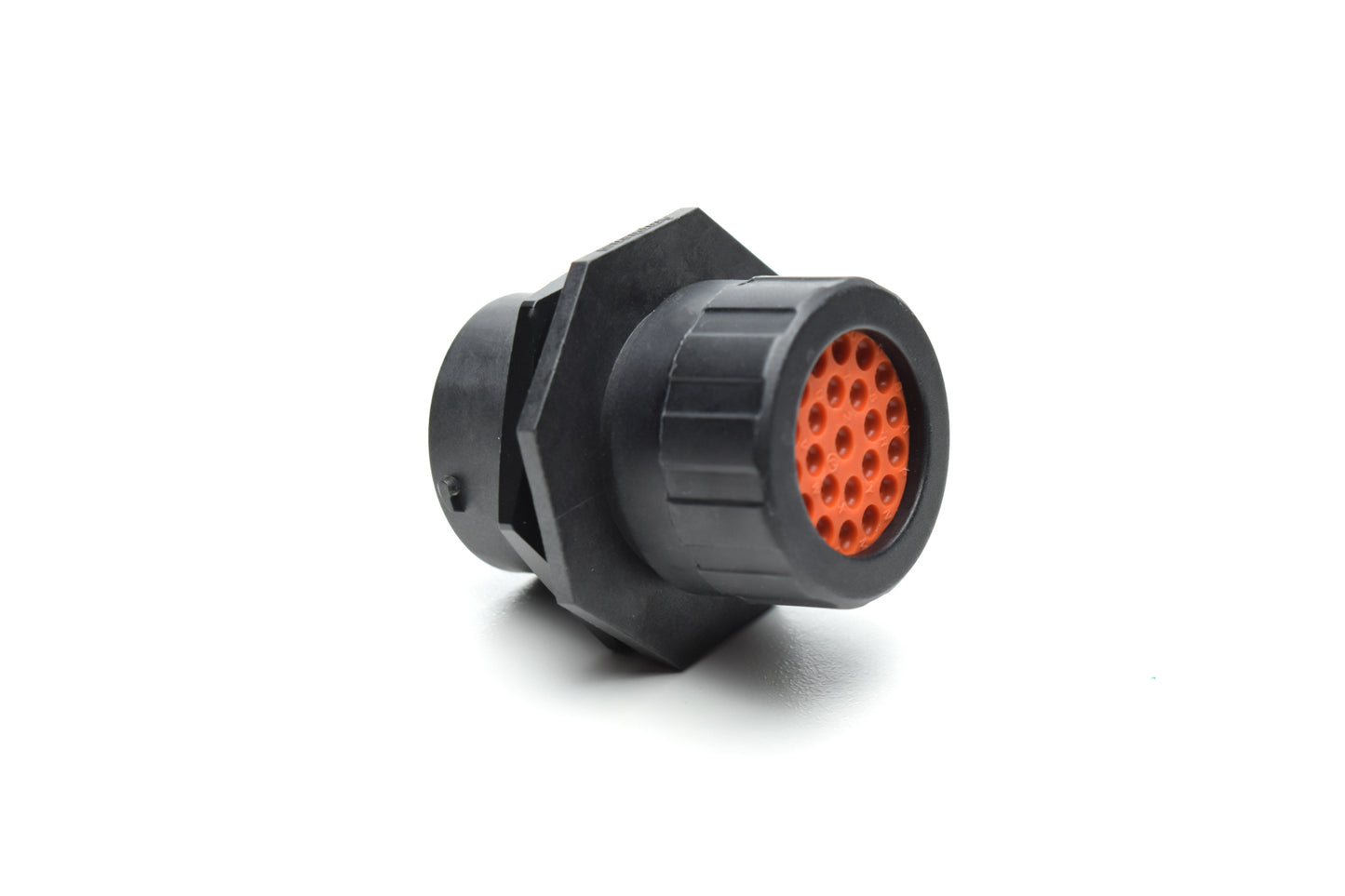 RTS718N23PHEC03 Receptacle, Jam Nut, 23 Position, Male, Shell Size 18, Silicone Seal, and End Cap with Individual Wire Sealing. Comparable part no. UTS7GN1823P